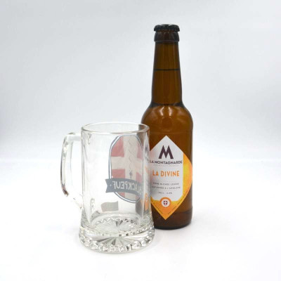 Chope à bière 33 CL - PATCH APRES SKI BLACKPEUF Chope à bière 33 CL - PATCH APRES SKI BLACKPEUF