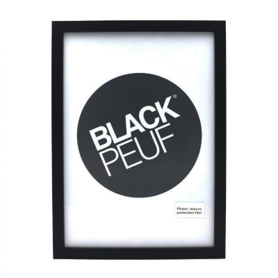 CADRE EN BOIS NOIR 21X29,7 CM (A4) BLACKPEUF CADRE EN BOIS NOIR 21X29,7 CM (A4) BLACKPEUF