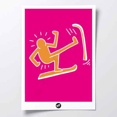POSTER KEITHSKI CHUTE BLACKPEUF POSTER KEITHSKI CHUTE BLACKPEUF