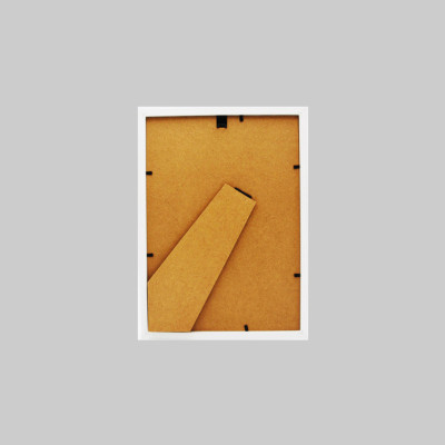 WHITE WOODEN FRAME 15X21 CM (A5) BLACKPEUF WHITE WOODEN FRAME 15X21 CM (A5) BLACKPEUF