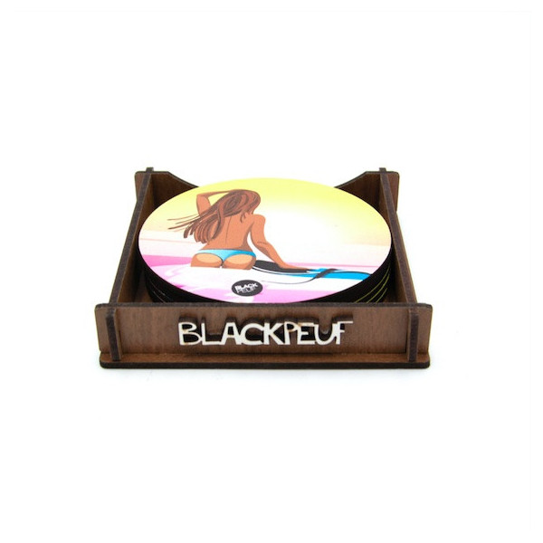 DESSOUS DE VERRE SUNSET BIKINI BLACKPEUF