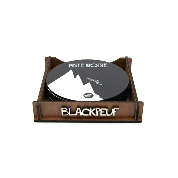 COASTERS PACK PISTE BLACKPEUF