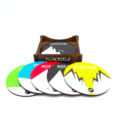 COASTERS PACK PISTE BLACKPEUF COASTERS PACK PISTE BLACKPEUF
