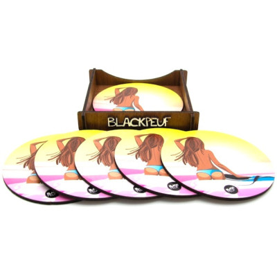 COASTERS SUNSET BIKINI BLACKPEUF COASTERS SUNSET BIKINI BLACKPEUF