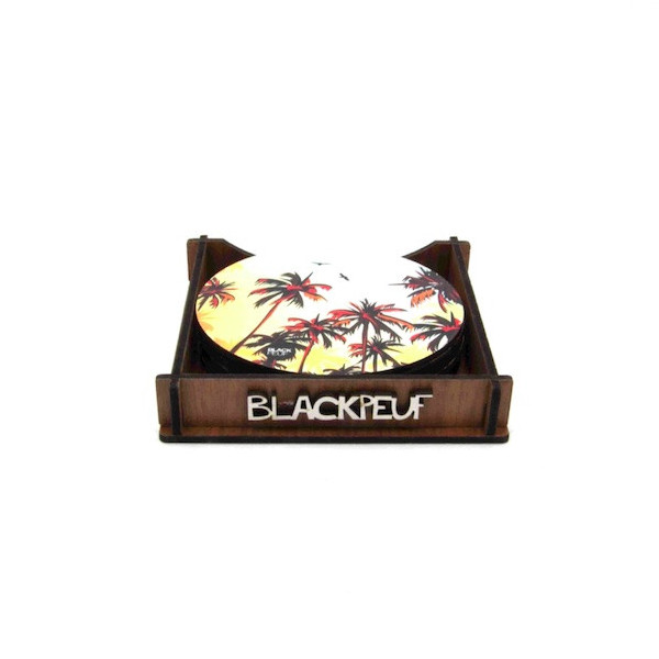 DESSOUS DE VERRE CIEL DE PALMIERS BLACKPEUF
