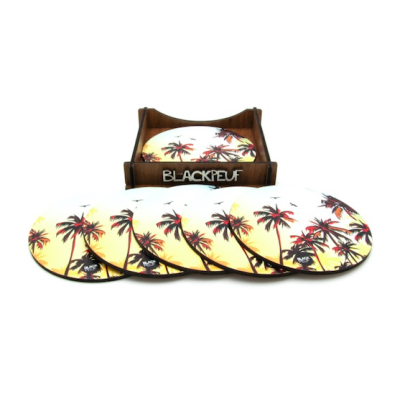 COASTERS CIEL DE PALMIERS BLACKPEUF COASTERS CIEL DE PALMIERS BLACKPEUF