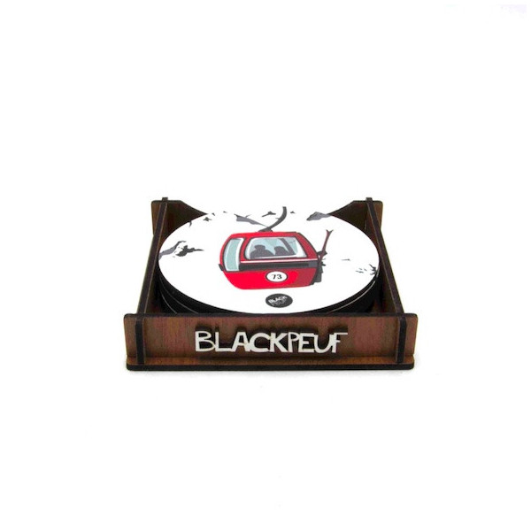 DESSOUS DE VERRE L'OEUF ROUGE BLACKPEUF