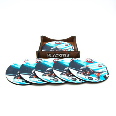 COASTERS SORTIE VTT BLACKPEUF COASTERS SORTIE VTT BLACKPEUF
