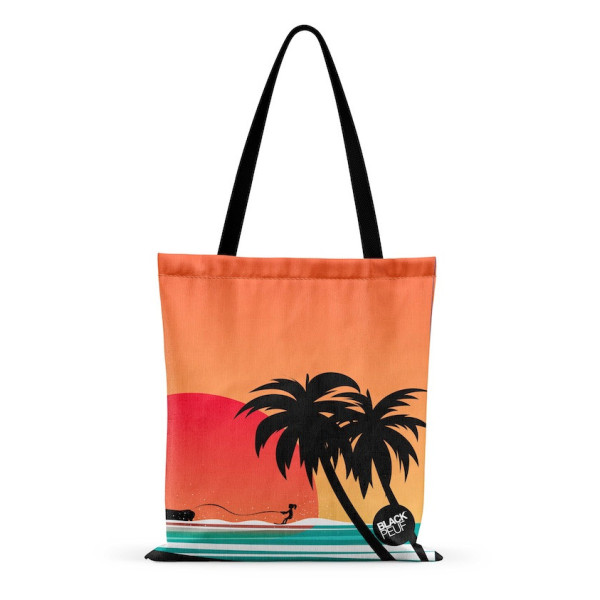 TOTE BAG COUCHE DE PALMIER BLACKPEUF