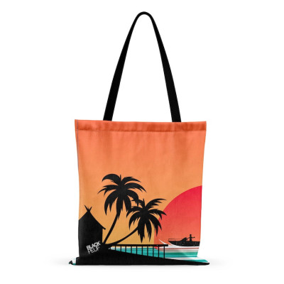 TOTE BAG COUCHE DE PALMIER BLACKPEUF TOTE BAG COUCHE DE PALMIER BLACKPEUF