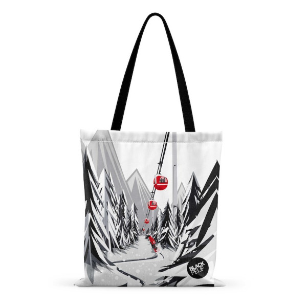 TOTE BAG DESCENTE SOUS LES CABINES BLACKPEUF