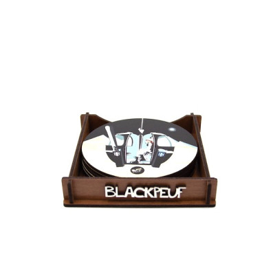 DESSOUS DE VERRE POP UP BLACK BLACKPEUF DESSOUS DE VERRE POP UP BLACK BLACKPEUF