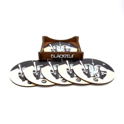 COASTERS POP UP BLACK BLACKPEUF