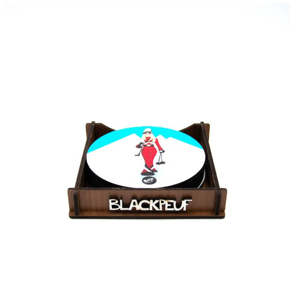 DESSOUS DE VERRE BLONDIE SKI COULEUR BLACKPEUF