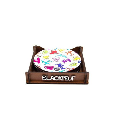 DESSOUS DE VERRE KEITH PATCHWORK BLACKPEUF DESSOUS DE VERRE KEITH PATCHWORK BLACKPEUF