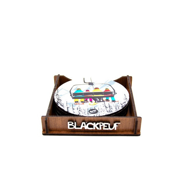 DESSOUS DE VERRE TELESIEGE FAMILY BLACKPEUF