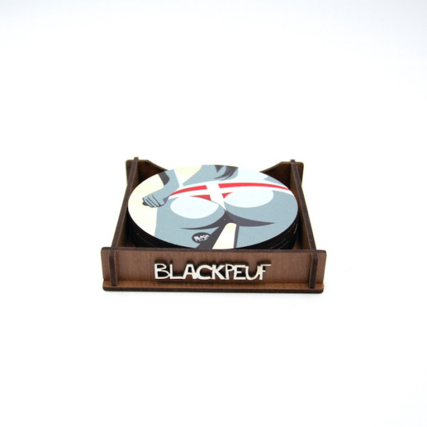 COASTERS SAVOIE BIKINI BLACKPEUF