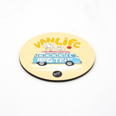 DESSOUS DE VERRE PATCH VANLIFE BLACKPEUF DESSOUS DE VERRE PATCH VANLIFE BLACKPEUF
