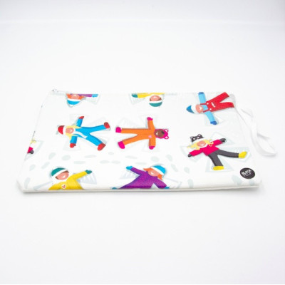 GRANDE POCHETTE LES ANGES DE LA PEUF BLACKPEUF GRANDE POCHETTE LES ANGES DE LA PEUF BLACKPEUF