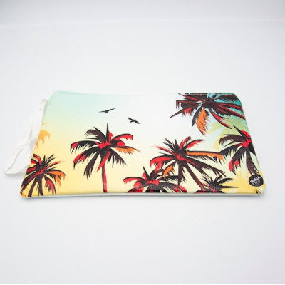 GRANDE POCHETTE CIEL DE PALMIERS BLACKPEUF GRANDE POCHETTE CIEL DE PALMIERS BLACKPEUF