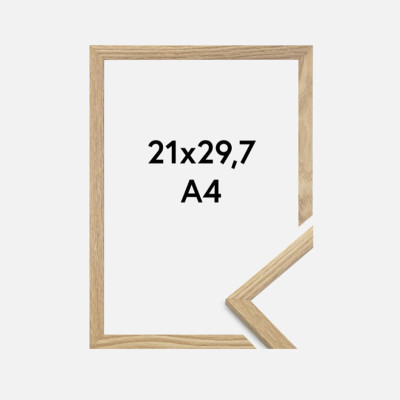 OAK-COLORED WOODEN FRAME 21X29.7 CM (A4) BLACKPEUF OAK-COLORED WOODEN FRAME 21X29.7 CM (A4) BLACKPEUF