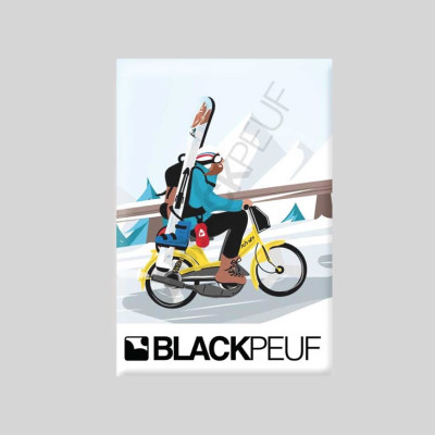 Magnet souvenir de montagne avec les illustrations BLACKPEUF Magnet souvenir de montagne avec les illustrations BLACKPEUF