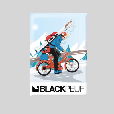 Magnet souvenir de montagne avec les illustrations BLACKPEUF Magnet souvenir de montagne avec les illustrations BLACKPEUF