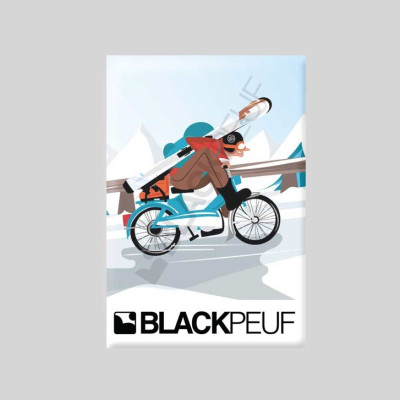 Magnet souvenir de montagne avec les illustrations BLACKPEUF Magnet souvenir de montagne avec les illustrations BLACKPEUF