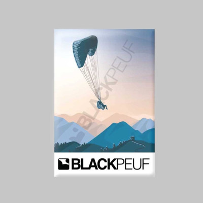 Magnet souvenir de montagne avec les illustrations BLACKPEUF Magnet souvenir de montagne avec les illustrations BLACKPEUF