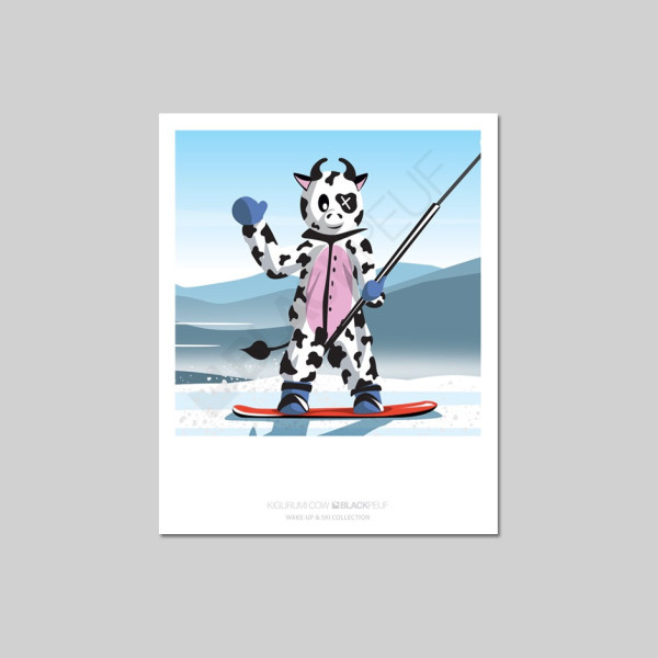 Cartes postales Polaroïd et Panoramique BLACKPEUF souvenir des alpes