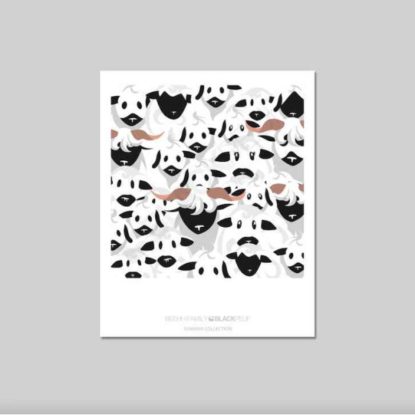 Cartes postales Polaroïd et Panoramique BLACKPEUF souvenir des alpes