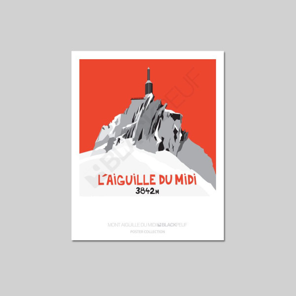 Cartes postales Polaroïd et Panoramique BLACKPEUF souvenir des alpes