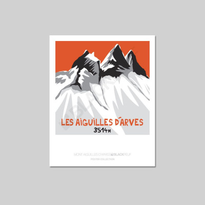 Cartes postales Polaroïd et Panoramique BLACKPEUF souvenir des alpes