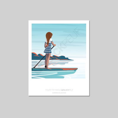 Cartes postales Polaroïd et Panoramique BLACKPEUF souvenir des alpes