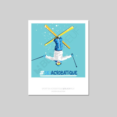 Cartes postales Polaroïd et Panoramique BLACKPEUF souvenir des alpes