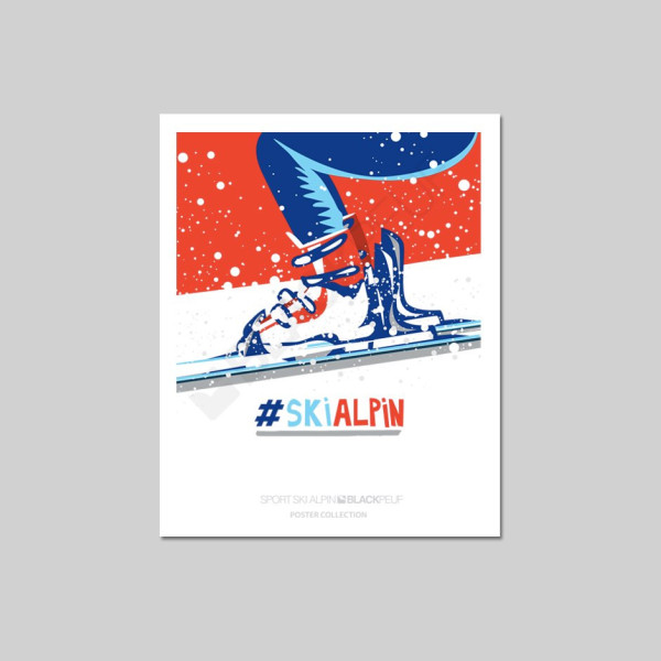 Cartes postales Polaroïd et Panoramique BLACKPEUF souvenir des alpes