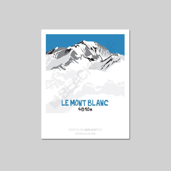 Cartes postales Polaroïd et Panoramique BLACKPEUF souvenir des alpes