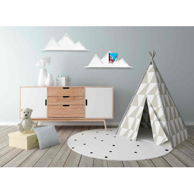 Montagne metal Shelf - Blackpeuf Montagne metal Shelf - Blackpeuf