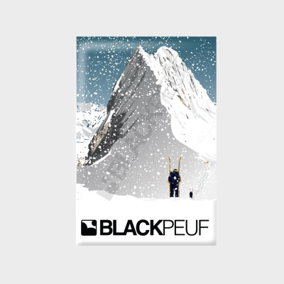 Magnet souvenir de montagne avec les illustrations BLACKPEUF Magnet souvenir de montagne avec les illustrations BLACKPEUF
