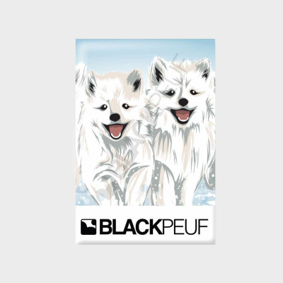 Magnet souvenir de montagne avec les illustrations BLACKPEUF Magnet souvenir de montagne avec les illustrations BLACKPEUF