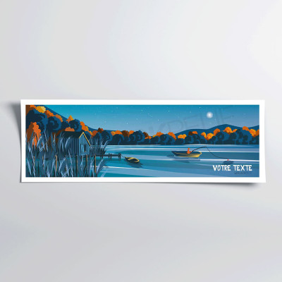 AFFICHE PANORAMIQUE DERNIÈRE PÊCHE AFFICHE PANORAMIQUE DERNIÈRE PÊCHE