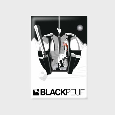 Magnet souvenir de montagne avec les illustrations BLACKPEUF Magnet souvenir de montagne avec les illustrations BLACKPEUF