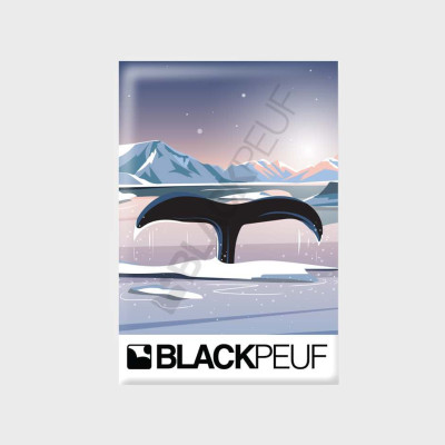 Magnet souvenir de montagne avec les illustrations BLACKPEUF Magnet souvenir de montagne avec les illustrations BLACKPEUF