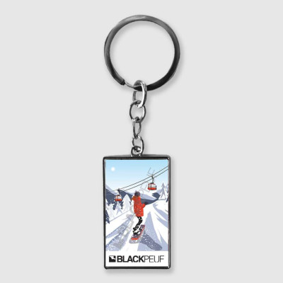 Porte clefs souvenir de montagne avec les illustrations blackpeuf Porte clefs souvenir de montagne avec les illustrations blackpeuf