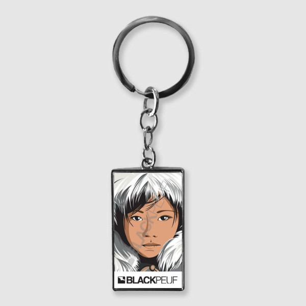 Porte clefs souvenir de montagne avec les illustrations blackpeuf