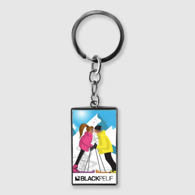 Porte clefs souvenir de montagne avec les illustrations blackpeuf Porte clefs souvenir de montagne avec les illustrations blackpeuf