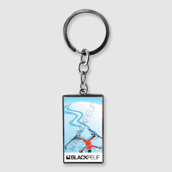 Porte clefs souvenir de montagne avec les illustrations blackpeuf