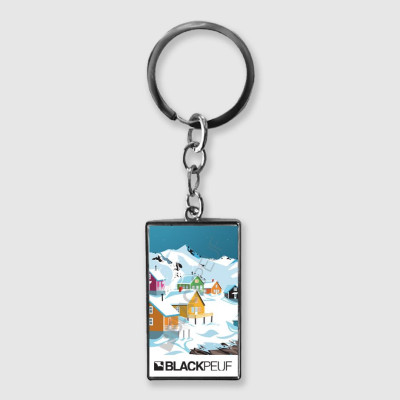 Porte clefs souvenir de montagne avec les illustrations blackpeuf Porte clefs souvenir de montagne avec les illustrations blackpeuf