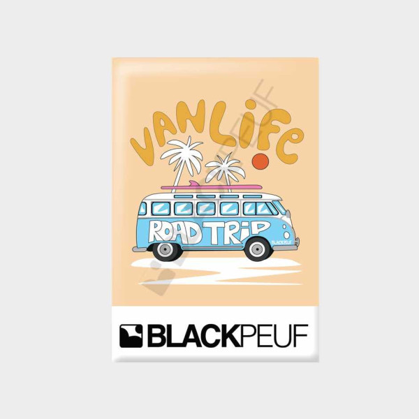 Magnet souvenir de montagne avec les illustrations blackpeuf aimants de décoration