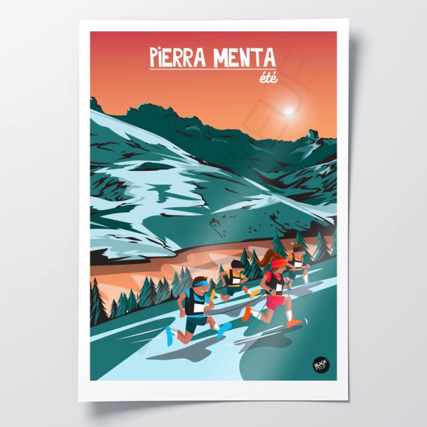 AFFICHE AMOUREUX DU MONT BLANC BLACKPEUF